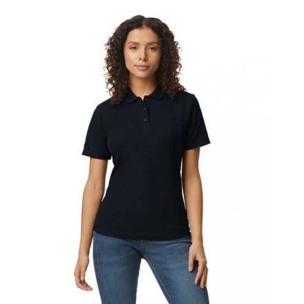 Gildan GIL64800-B3 SOFTSTYLE® LADIES' DOUBLE PIQUÉ POLO WITH 3 COLOUR-MATCHED BUTTONS 2XL