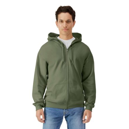 Gildan GISF600 SOFTSTYLE® MIDWEIGHT FLEECE ADULT FULL ZIP HOODED SWEATSHIRT 3XL