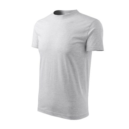 Classic póló unisex világosszürke melírozott 2XL