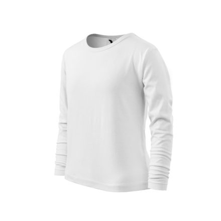 Fit-T LS póló gyerek fehér 146 cm/10 éves