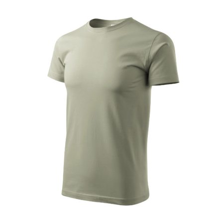 Basic póló férfi világos khaki XS