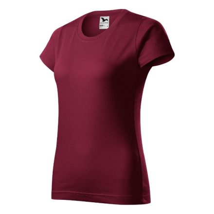 Basic póló női garnet 2XL