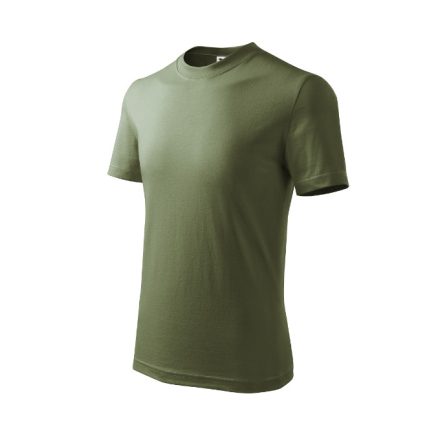 Basic póló gyerek khaki 110 cm/4 éves