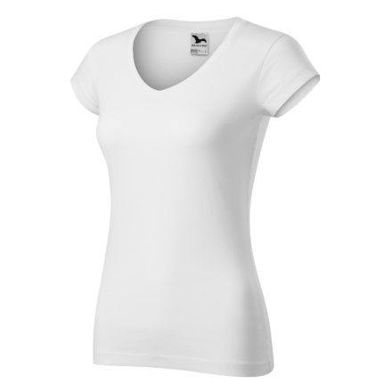 Fit V-neck póló női fehér S