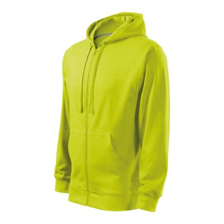 Trendy Zipper felső férfi lime 3XL