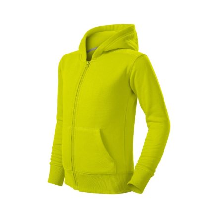 Trendy Zipper felső gyerek lime 158 cm/12 éves